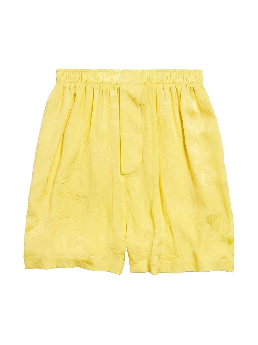 Womens Tropical Flowers Pyjama Shorts Product Image