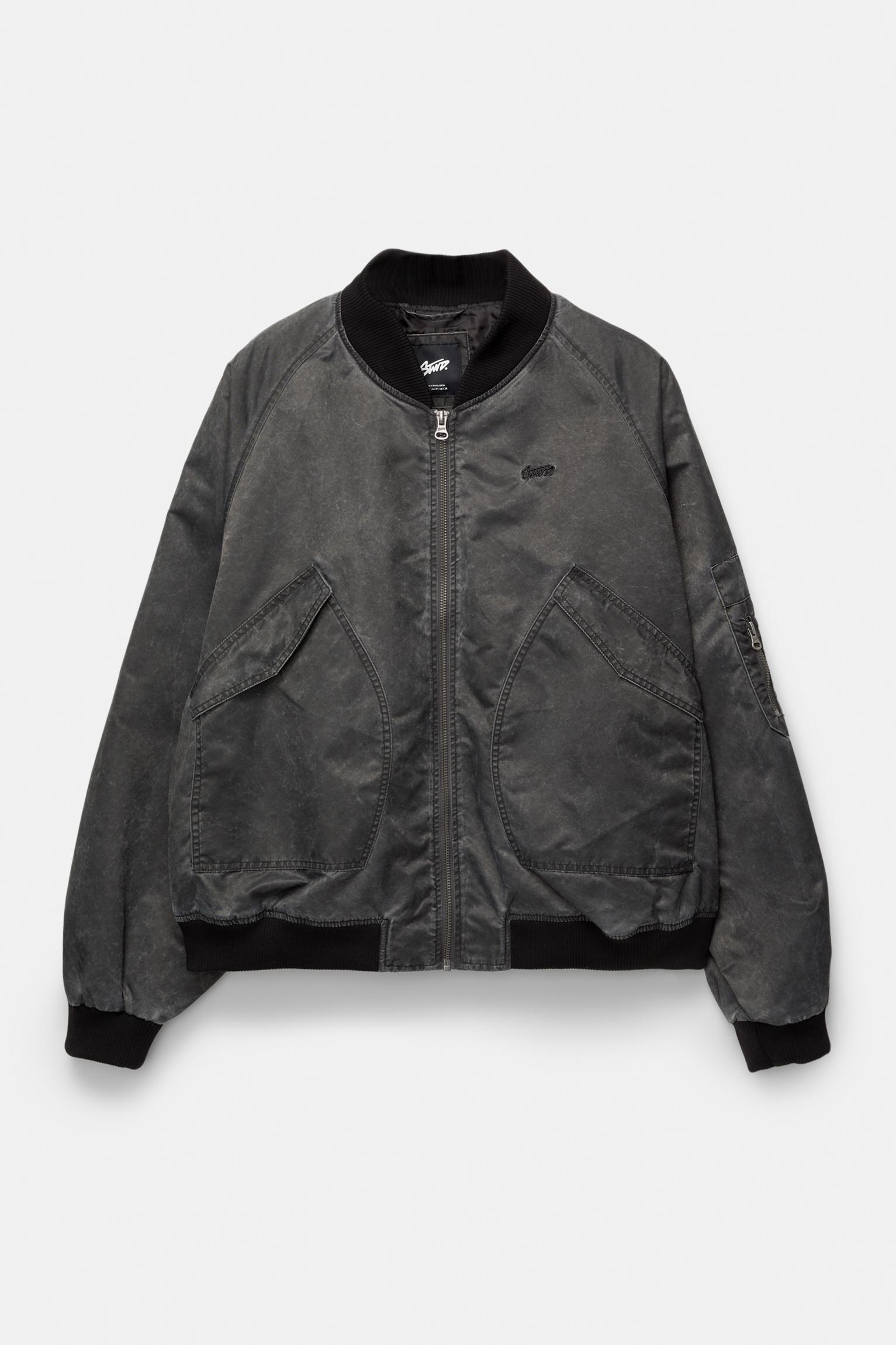 Bomber jacket with pockets Product Image