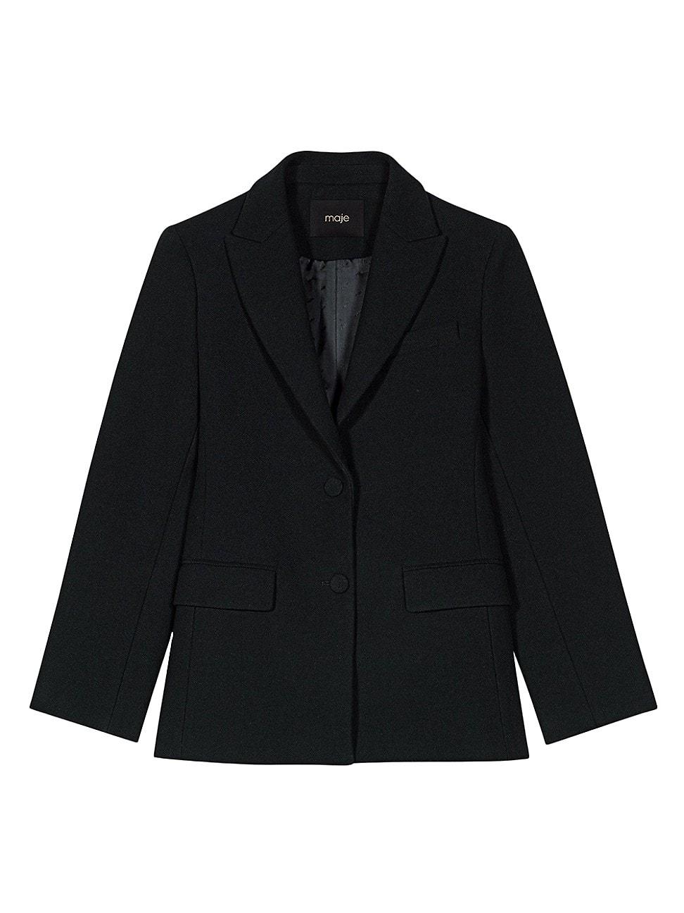 Womens Slim-Fit Suit Jacket Product Image