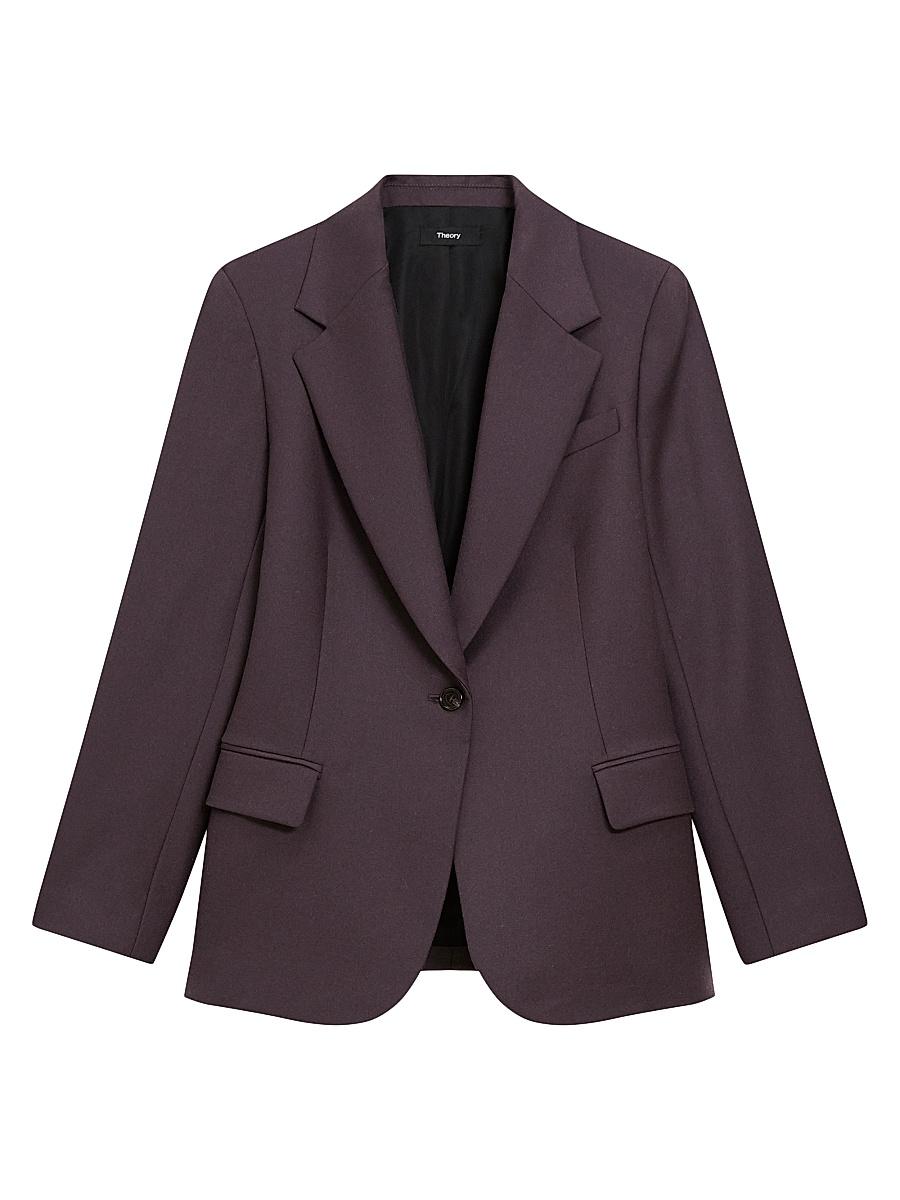  Chocolate Cord Oversized Blazer Dress Product Image