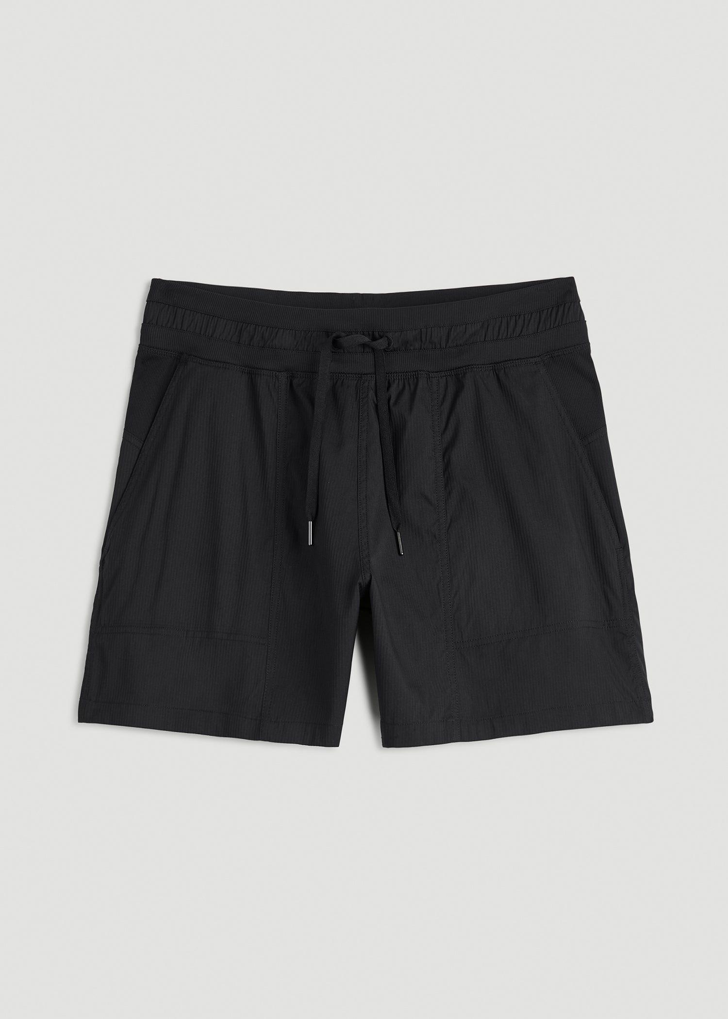 High Rise After Practice Short for Tall Women in Black Female Product Image