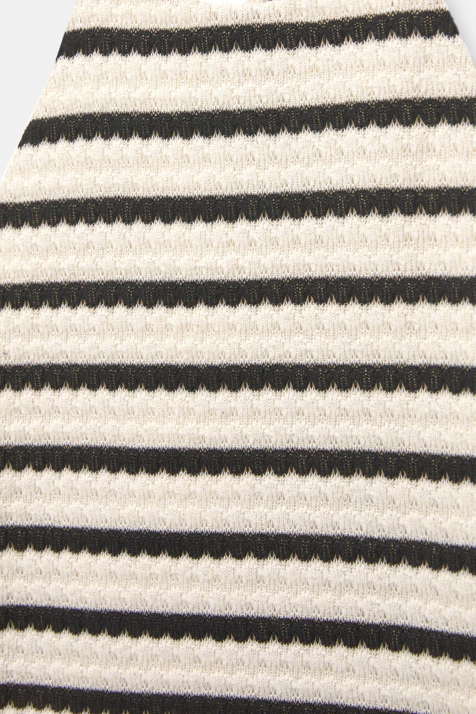 Striped knit top Product Image