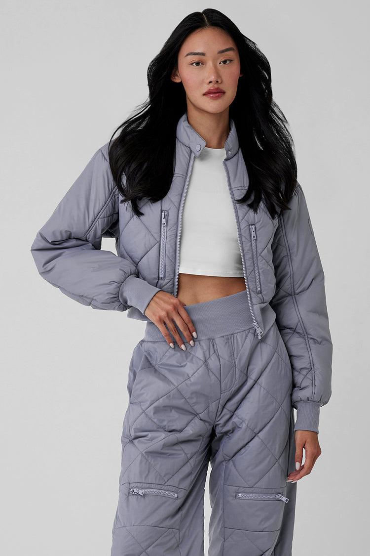 ALO | Snowrider Puffer Jacket Grey, Size: XS Product Image