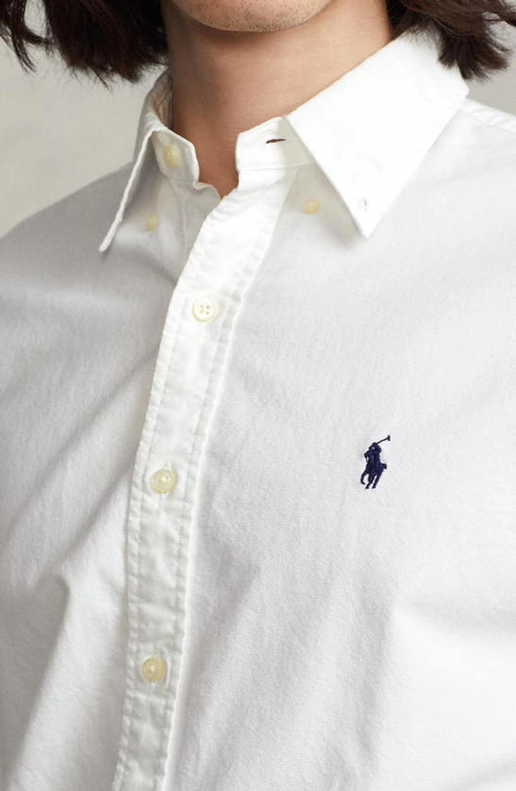 POLO RALPH LAUREN Long Sleeve Sport Shirt Clothing In White Product Image