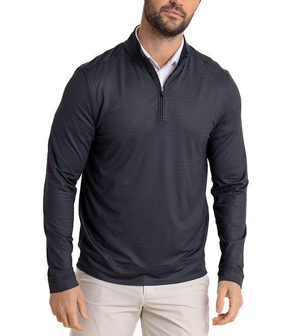 Southern Tide Performance Stretch Cruise Geo Print Quarter-Zip Pullover Product Image