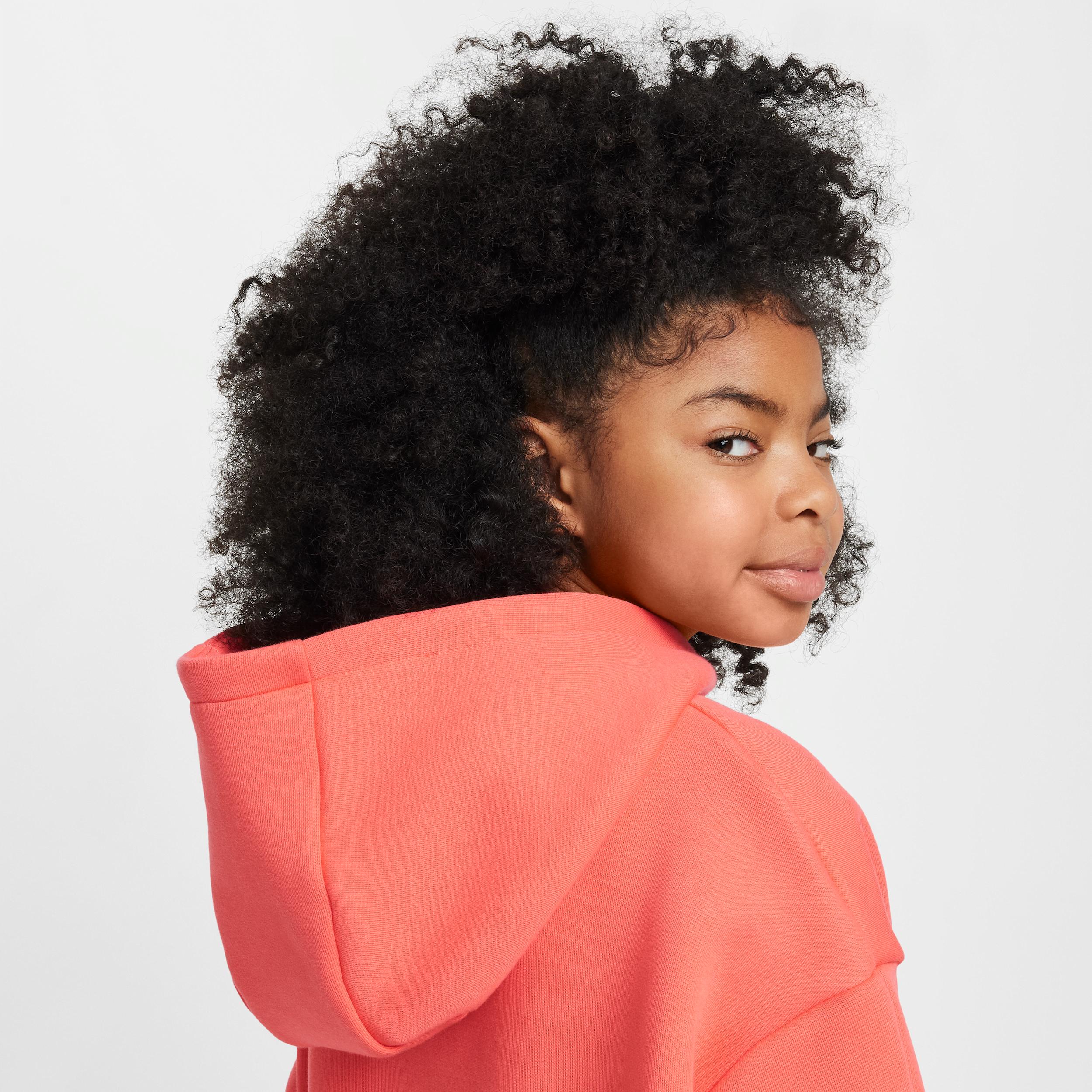 Unisex Nike Sportswear Tech Fleece Girls Oversized Hoodie | HF8188-814 Product Image
