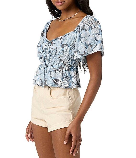O'Neill Nola Palmetto Short Sleeve Top Product Image