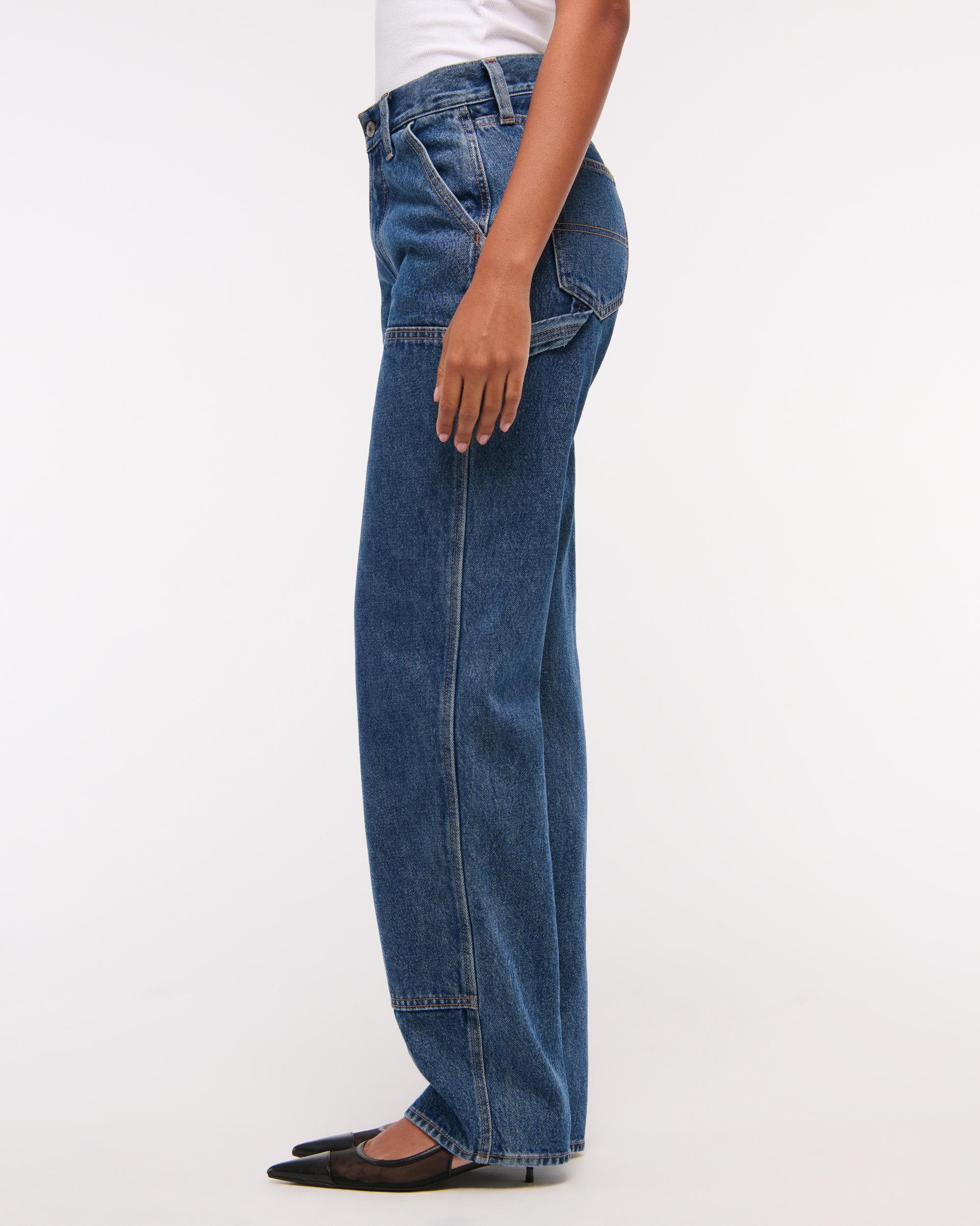 Curve Love Mid Rise Slouchy Jean Product Image