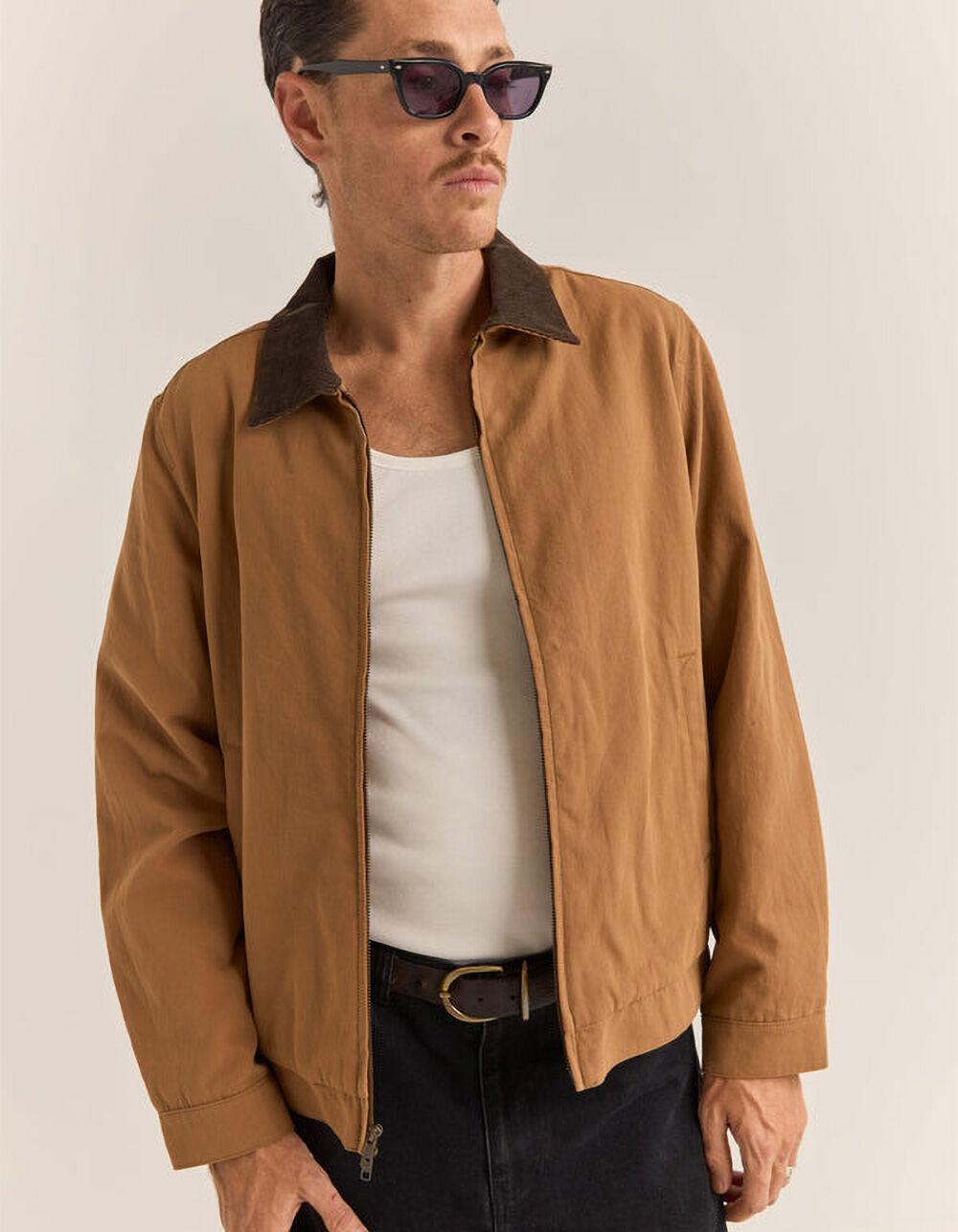 RHYTHM James Mens Jacket - TOBACCO Product Image