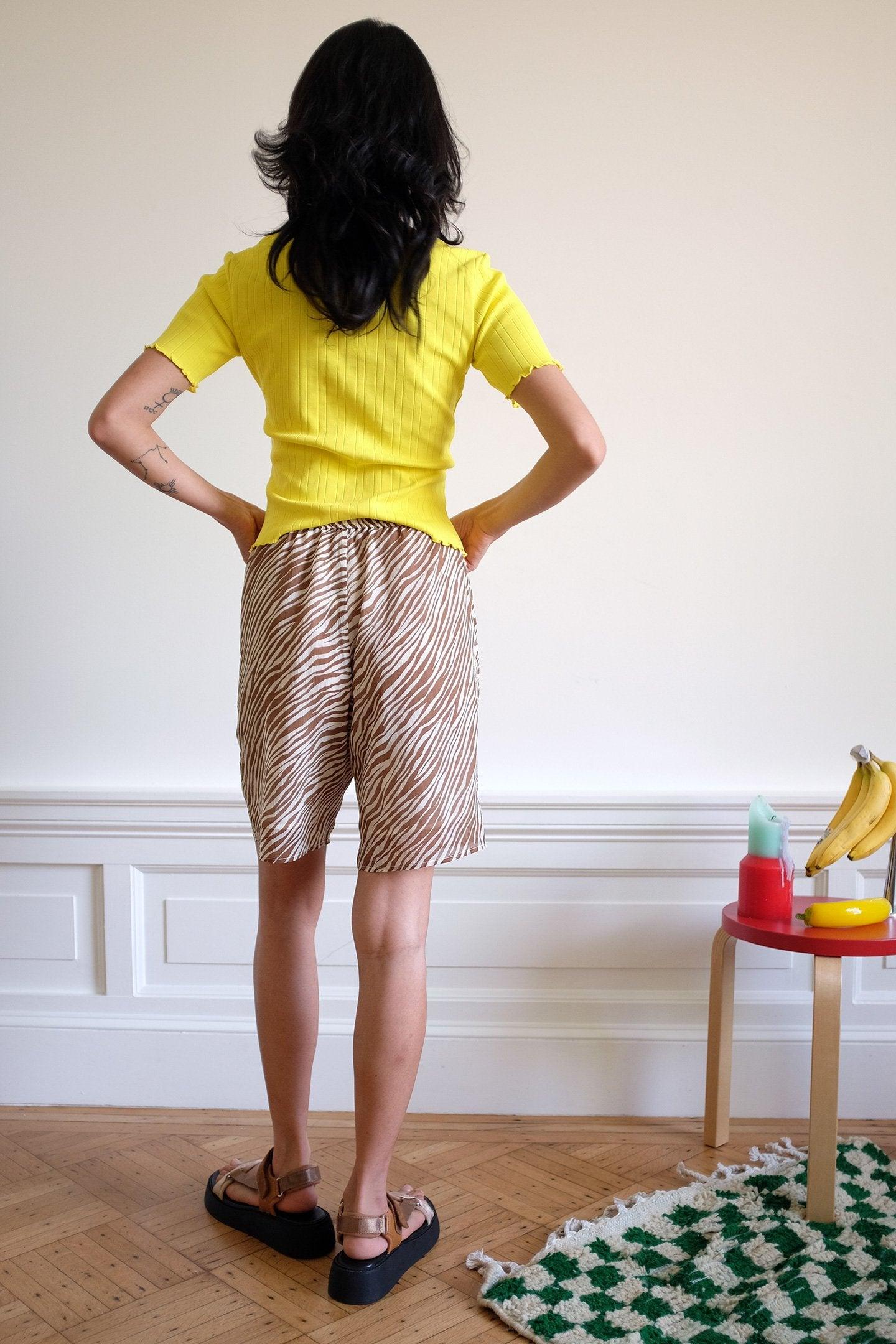 Boxing Short - Toffee Zebra Product Image