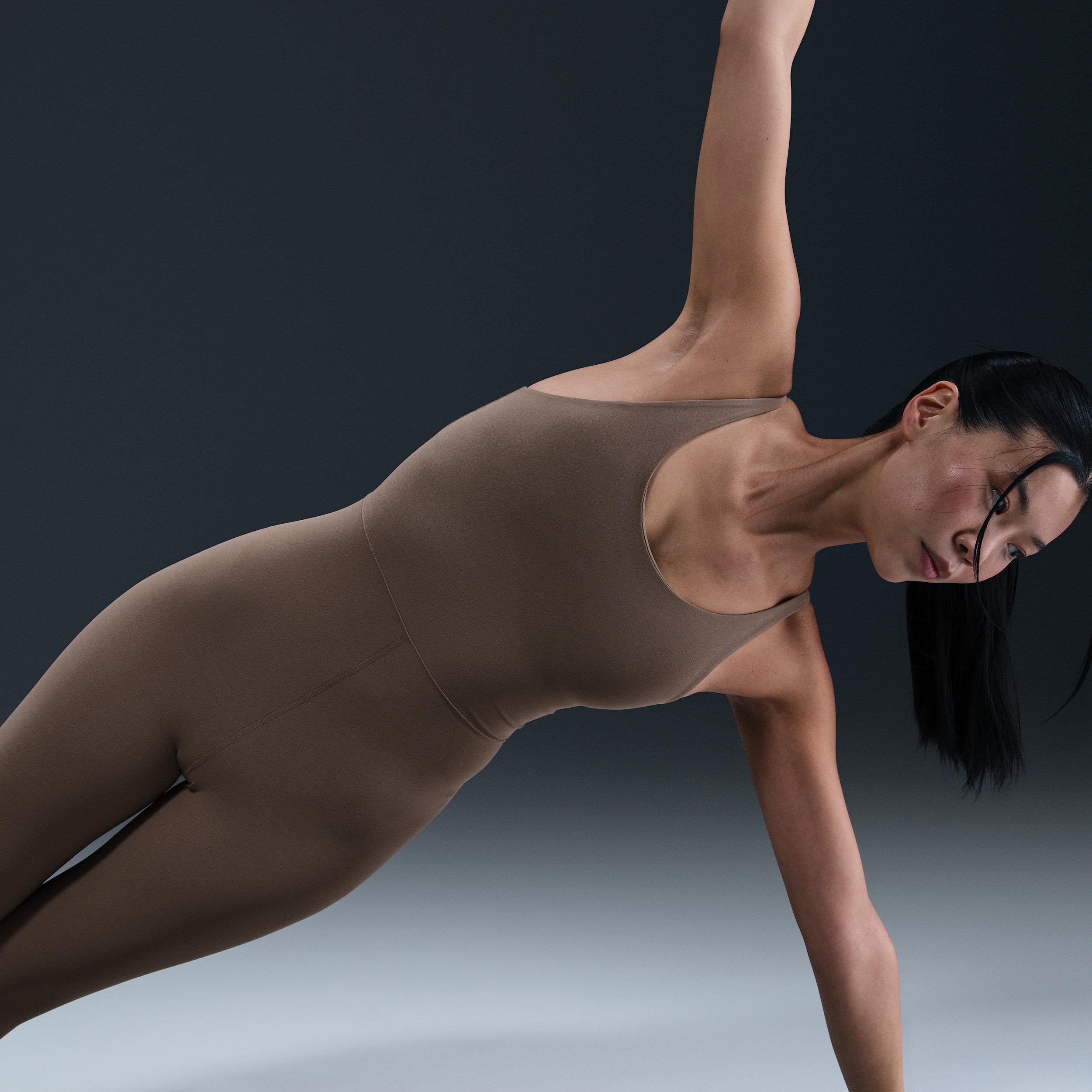 Nike Womens Zenvy Dri-FIT 7/8 Bodysuit | HJ1084-010 Product Image