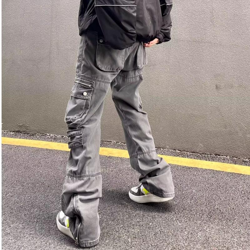 Sopula Unisex Men's Multi-Pocket Casual Pants Functional Cargo Pants Product Image