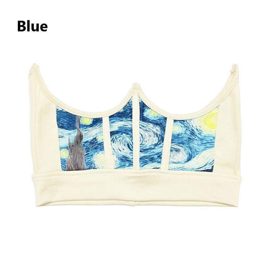 Print Mesh Corset Product Image