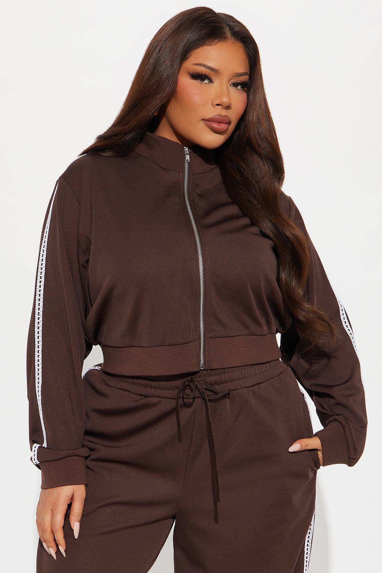 Soft Hustle Pant Set - Chocolate Product Image