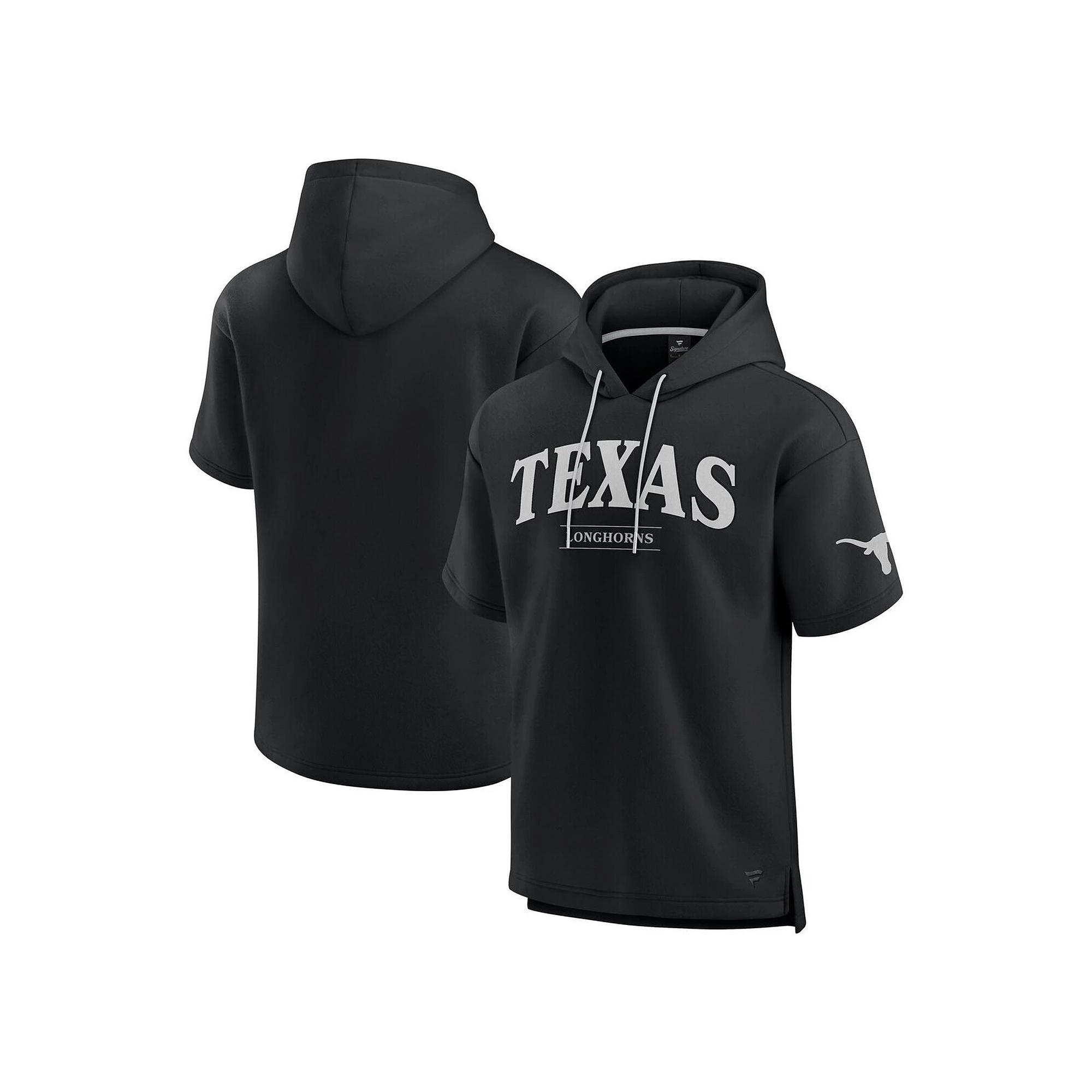 Men's Fanatics Black Philadelphia 76ers Elements Ready Short Sleeve Pullover Hoodie,  Product Image