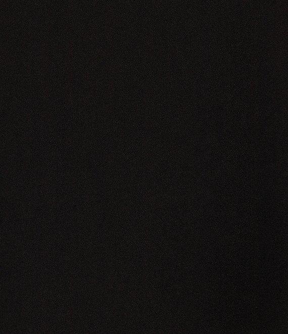 Eva Varro Solid Knit Jersey Crew Neck Sleeveless Top Product Image