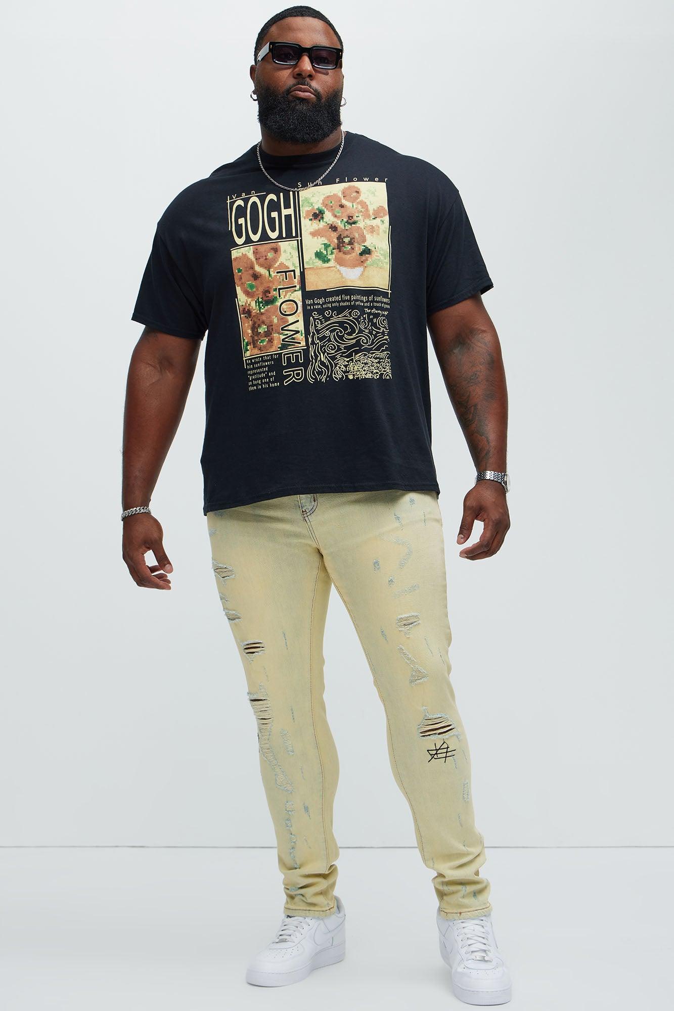 Got To Stay Up Slim Jeans - Light Wash Product Image