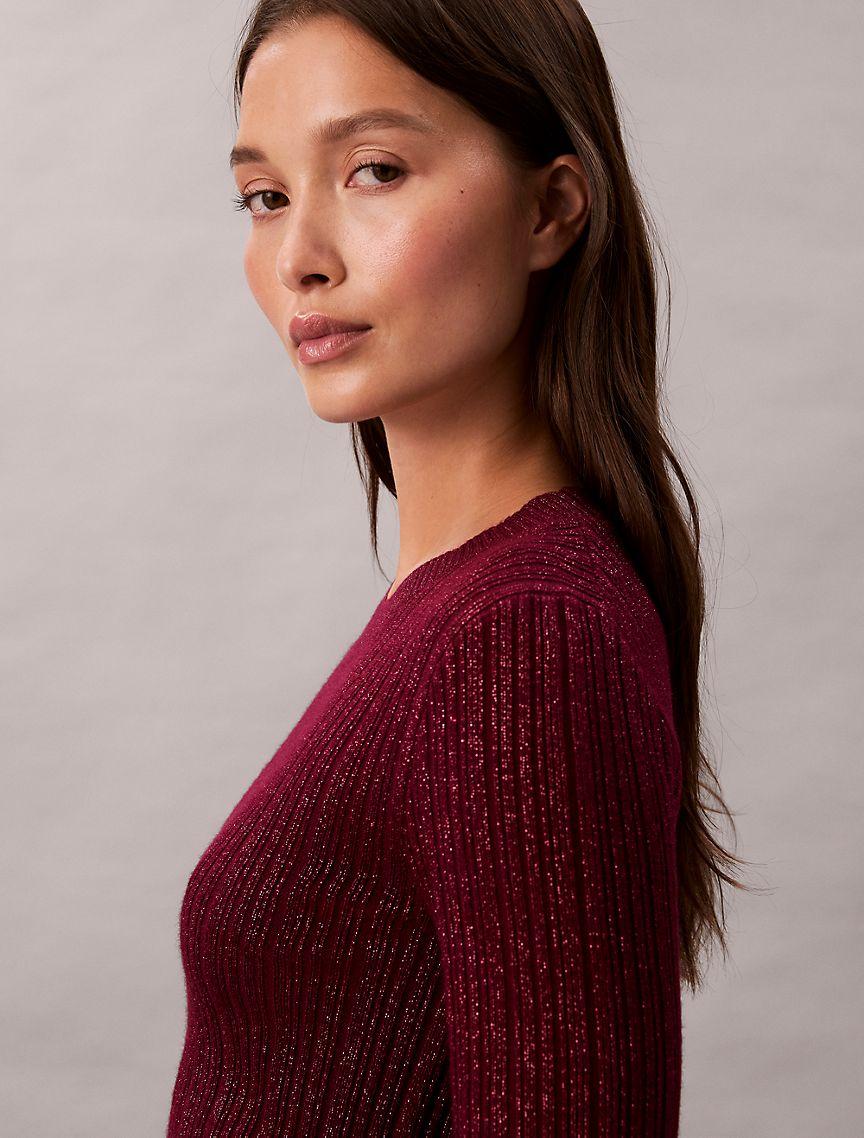 Lurex Merino Wool Blend Sweater Product Image