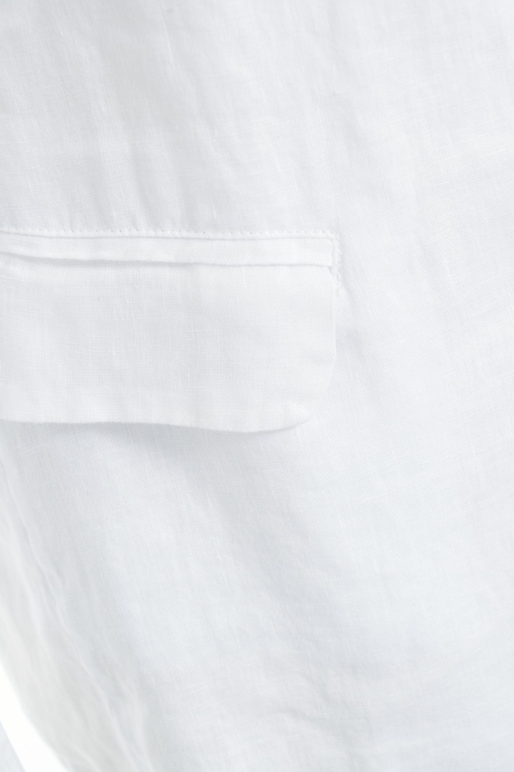 Linen single-breasted blazer Product Image