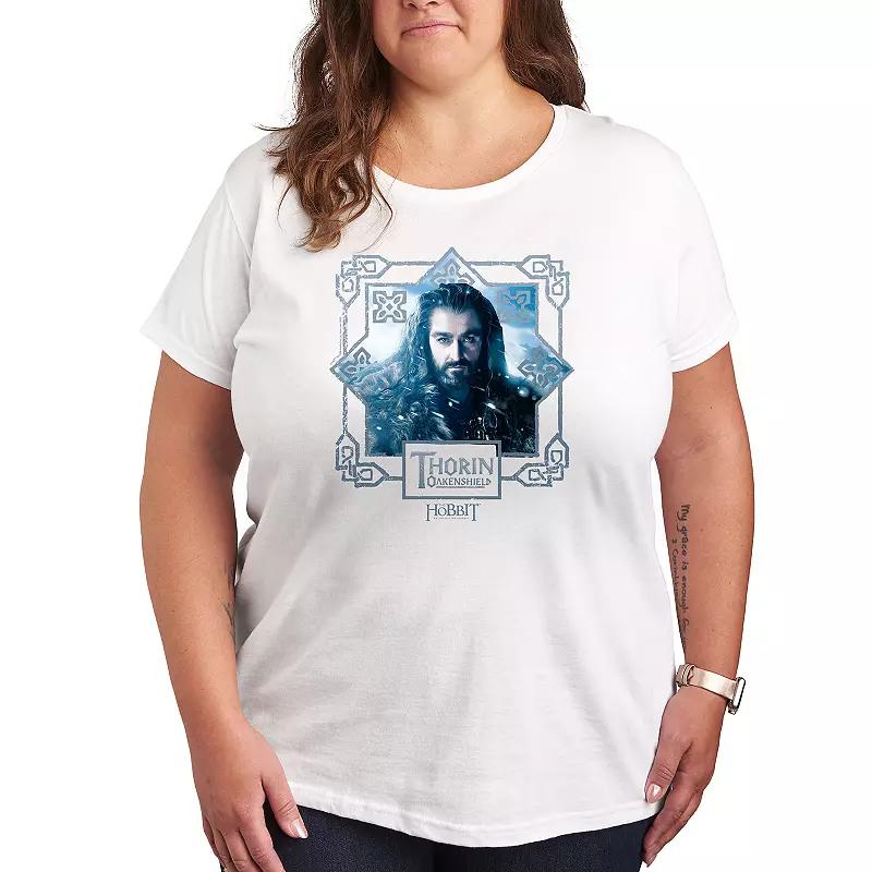 Plus The Hobbit Thorin Graphic Tee, Womens Product Image