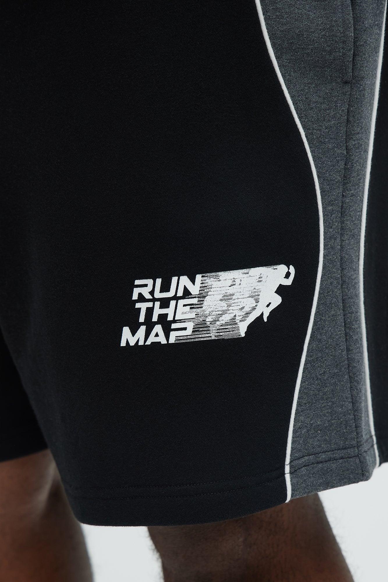 Tyson NYC Athletic Relaxed Shorts - Black/combo Product Image