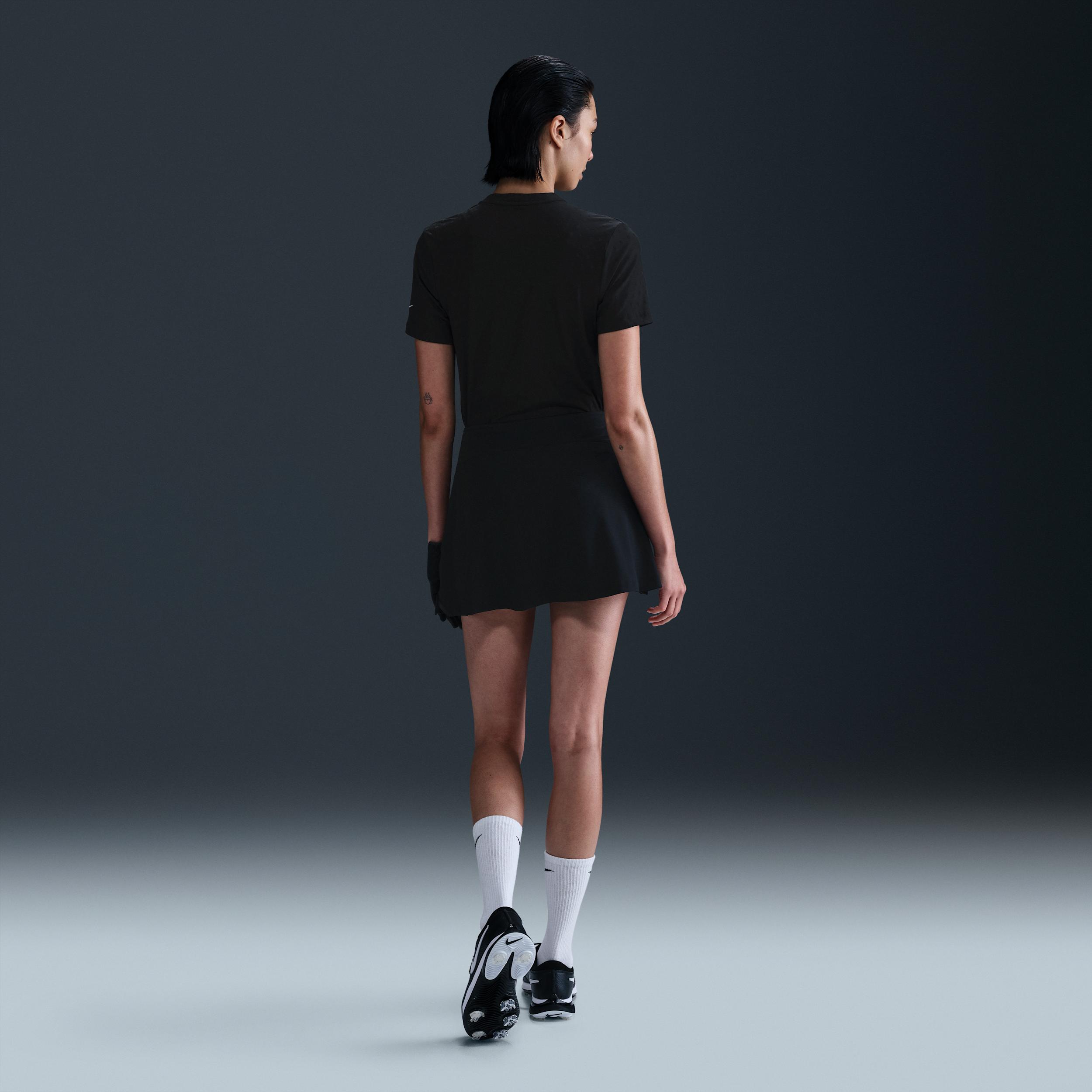 Nike Womens Tour Dri-FIT Short-Sleeve Blade Jacquard Golf Polo | FZ6302-100 Product Image