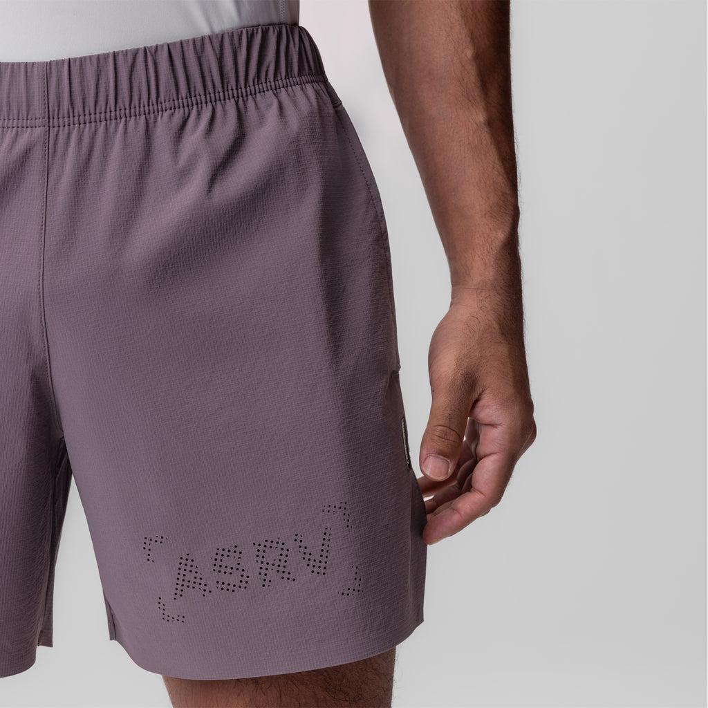 0737. Ripstop 6" Perforated Short - Moonscape Product Image