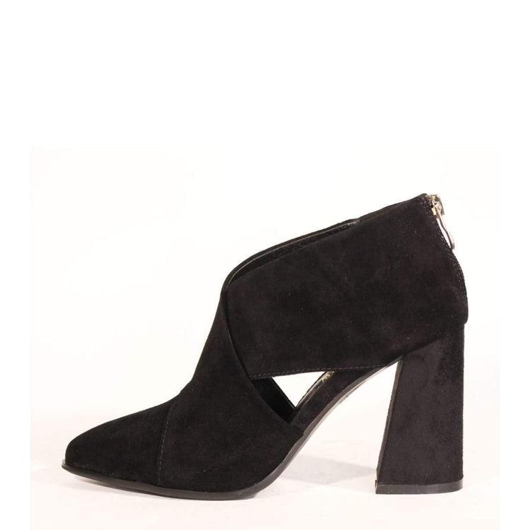 Christina Crossover Suede Booties Product Image