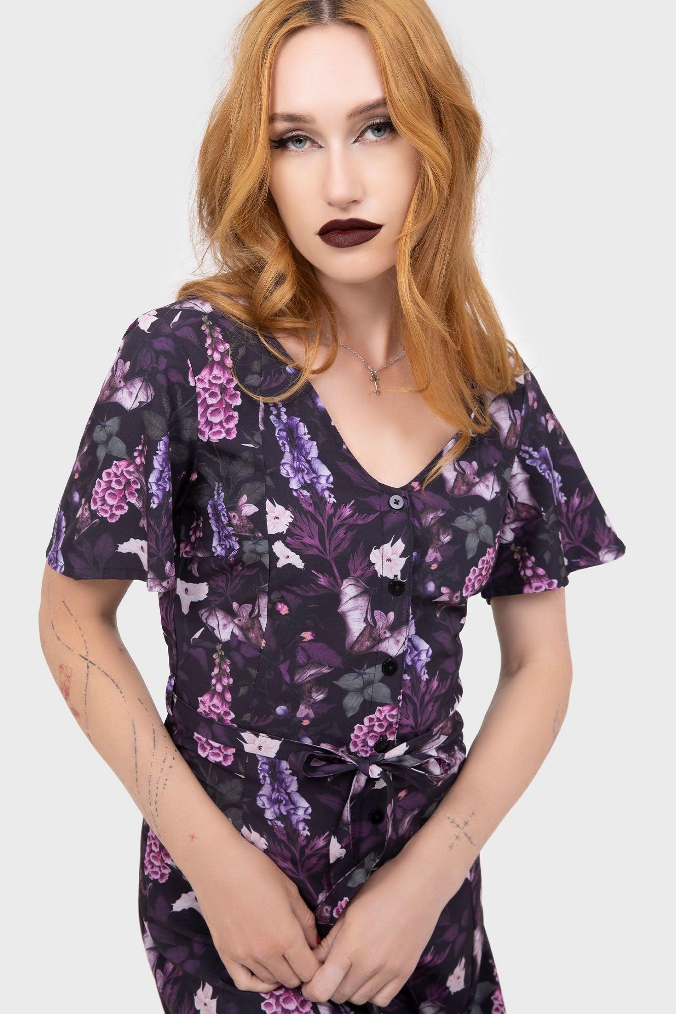 Willow Wisp Short Sleeve Maxi Dress Female Product Image