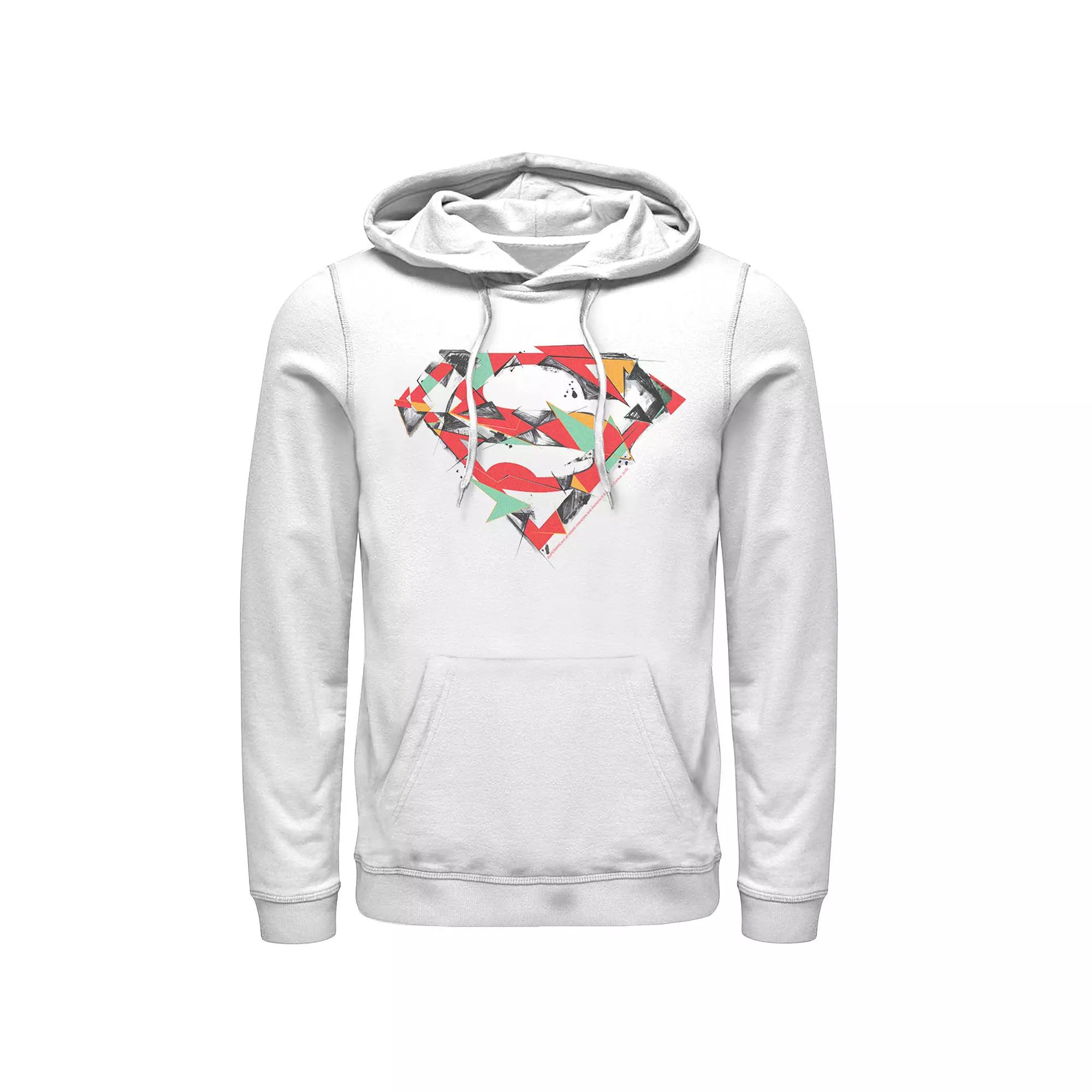 Men's DC Comics Superman Polygon Chest Logo Hoodie,  Product Image