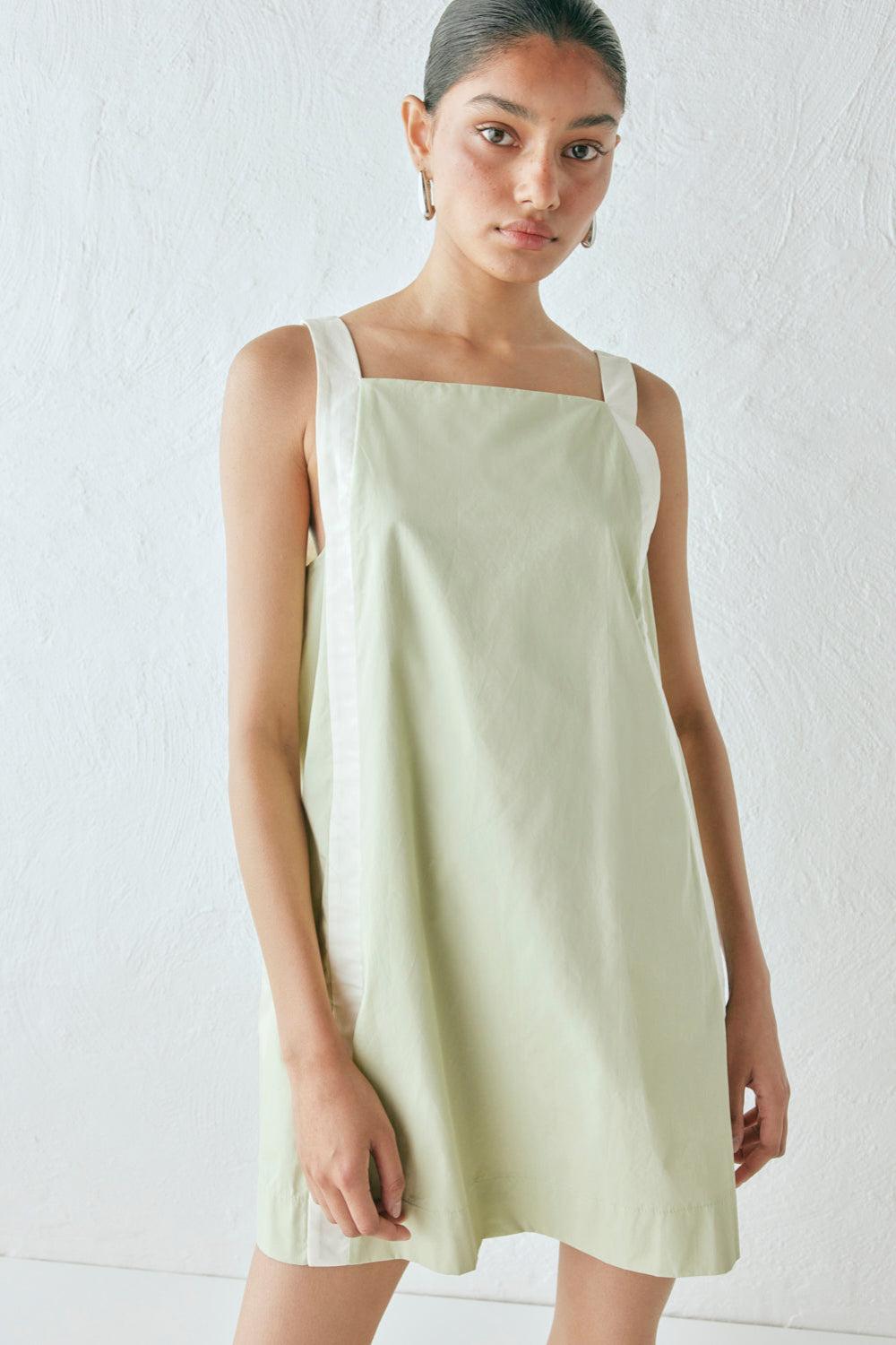 Luma Mini Dress Sage Product Image