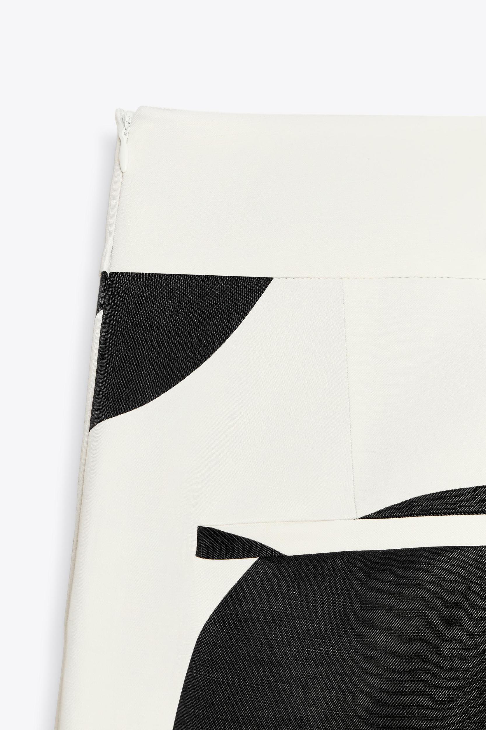 ZW COLLECTION POLKA DOT WIDE-LEG PANTS Product Image