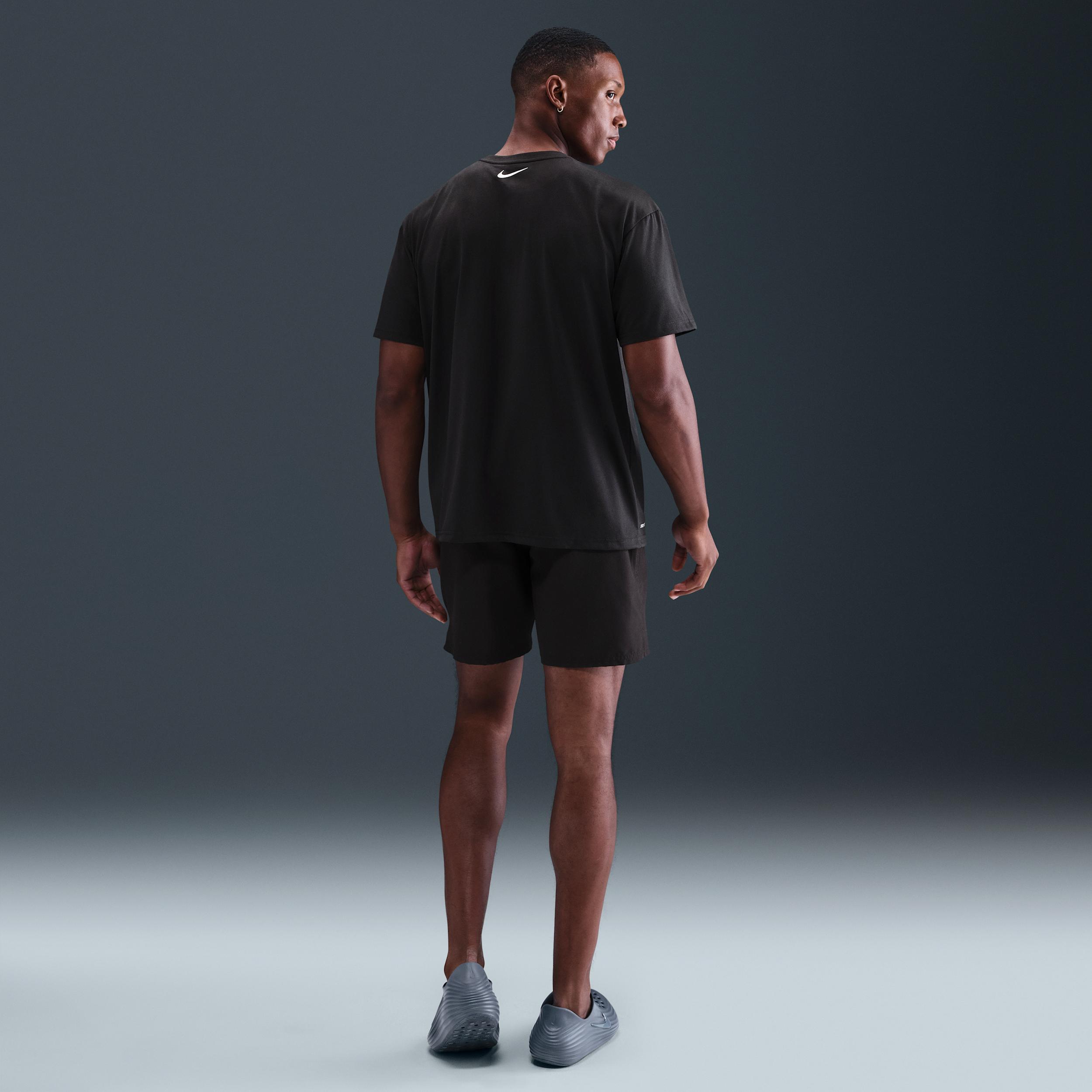 Nike Mens Swim Swoosh Hydroguard Short-Sleeve Top | NESSF524-001 Product Image