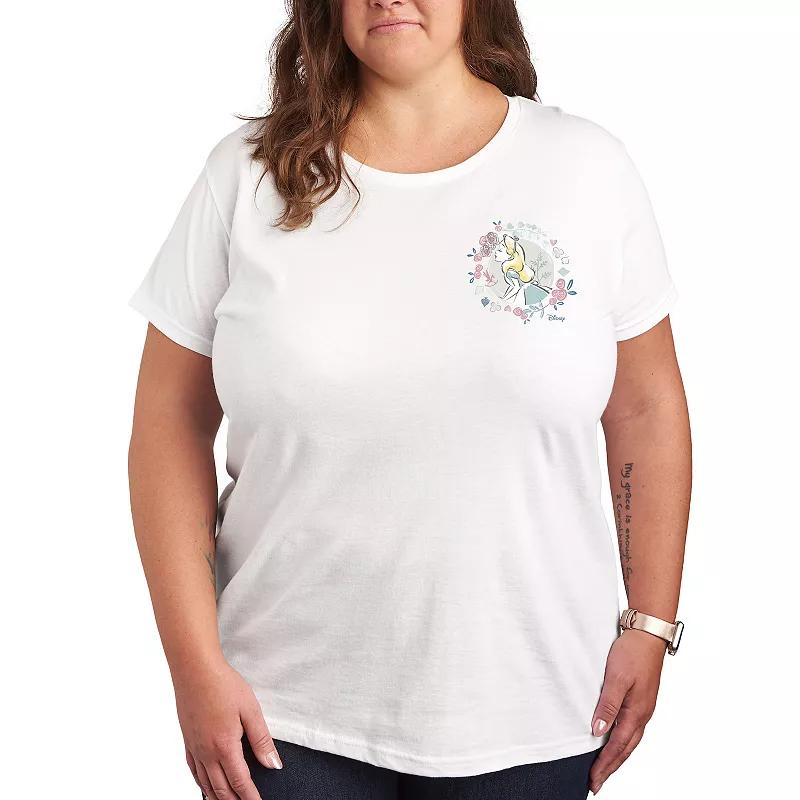 Plus Heart Outline Graphic Tee, Womens Product Image