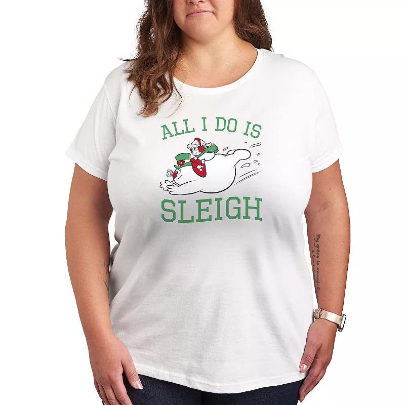 Women's All I Do Is Sleigh Tee, Girl's,  Product Image