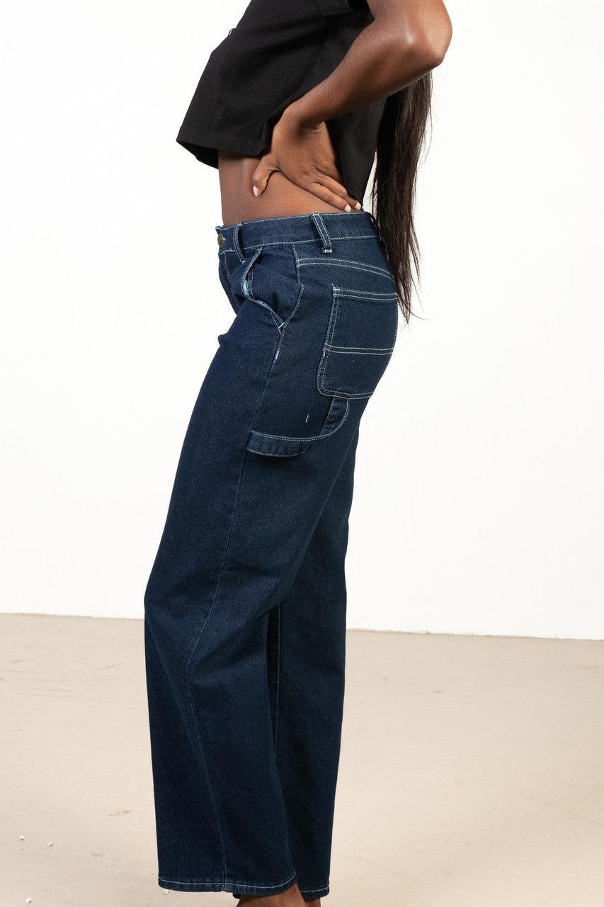 Dark Wash Carpenter Jeans Product Image