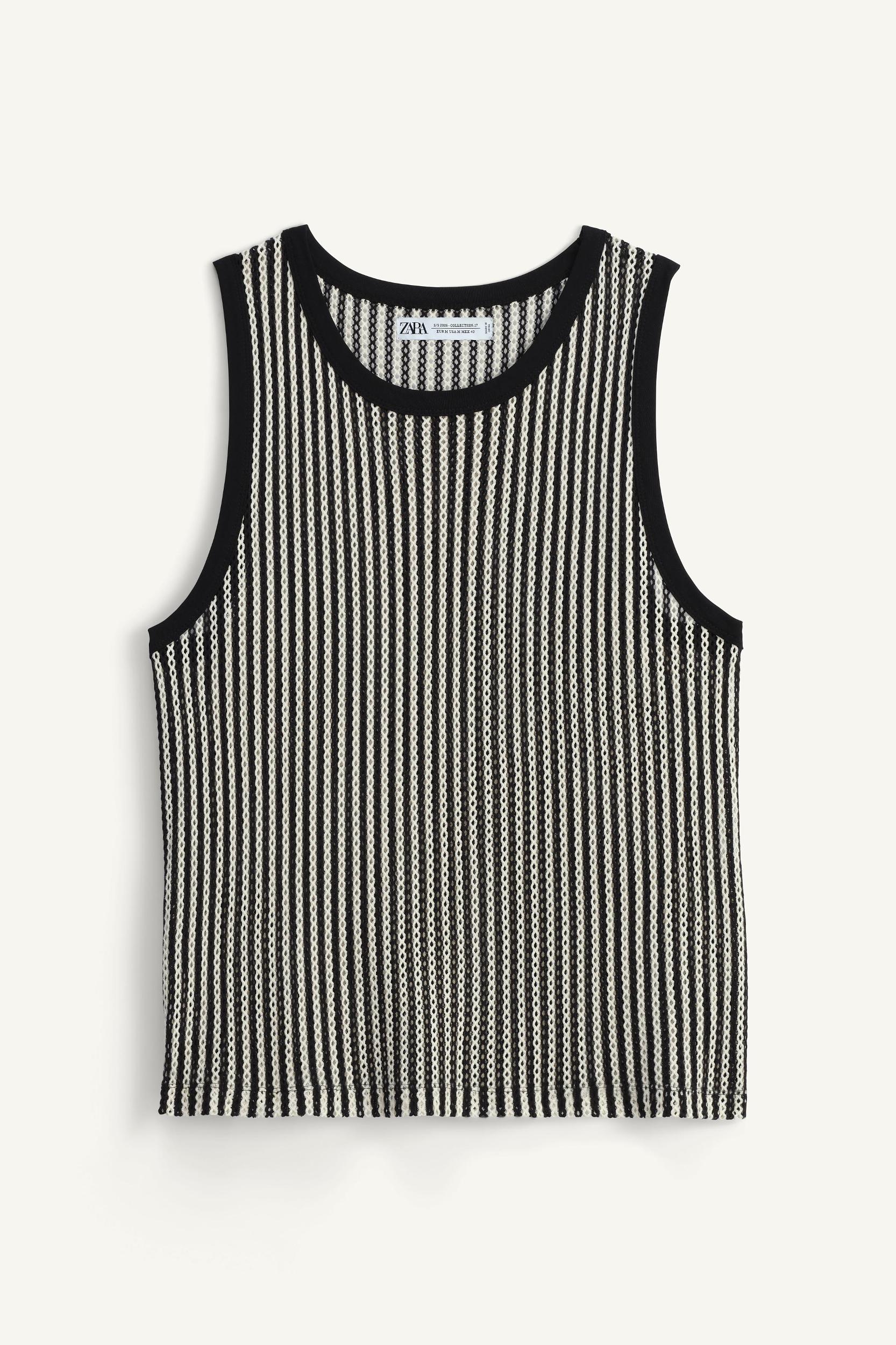 LIMITED EDITION OPEN WEAVE TANK TOP Product Image
