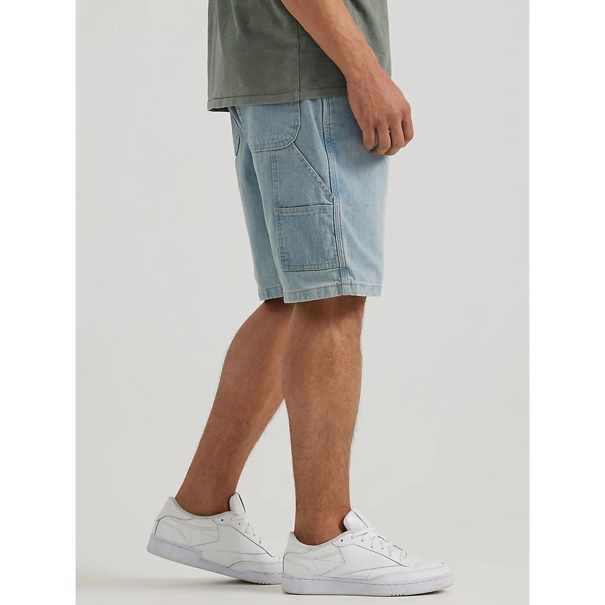 Men's Wrangler® Five Star Premium Carpenter Shorts in Antique Indigo Product Image