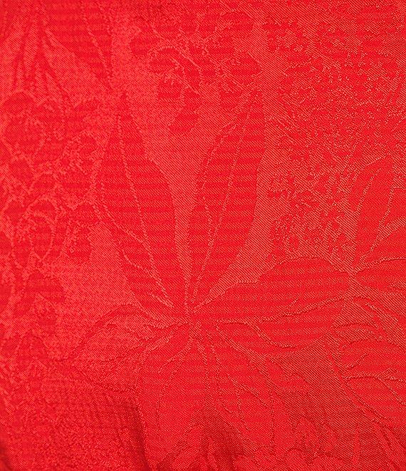 Lauren Ralph Lauren Vafarra Beaded Floral Jacquard Halter Neck Gown Product Image