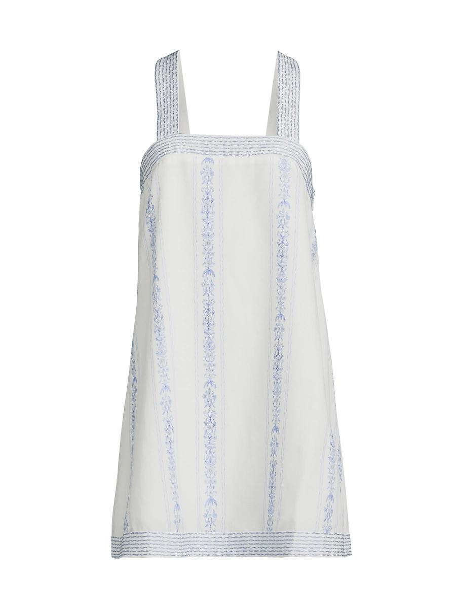 Womens Flor Pippa Floral A-Line Mnidress Product Image