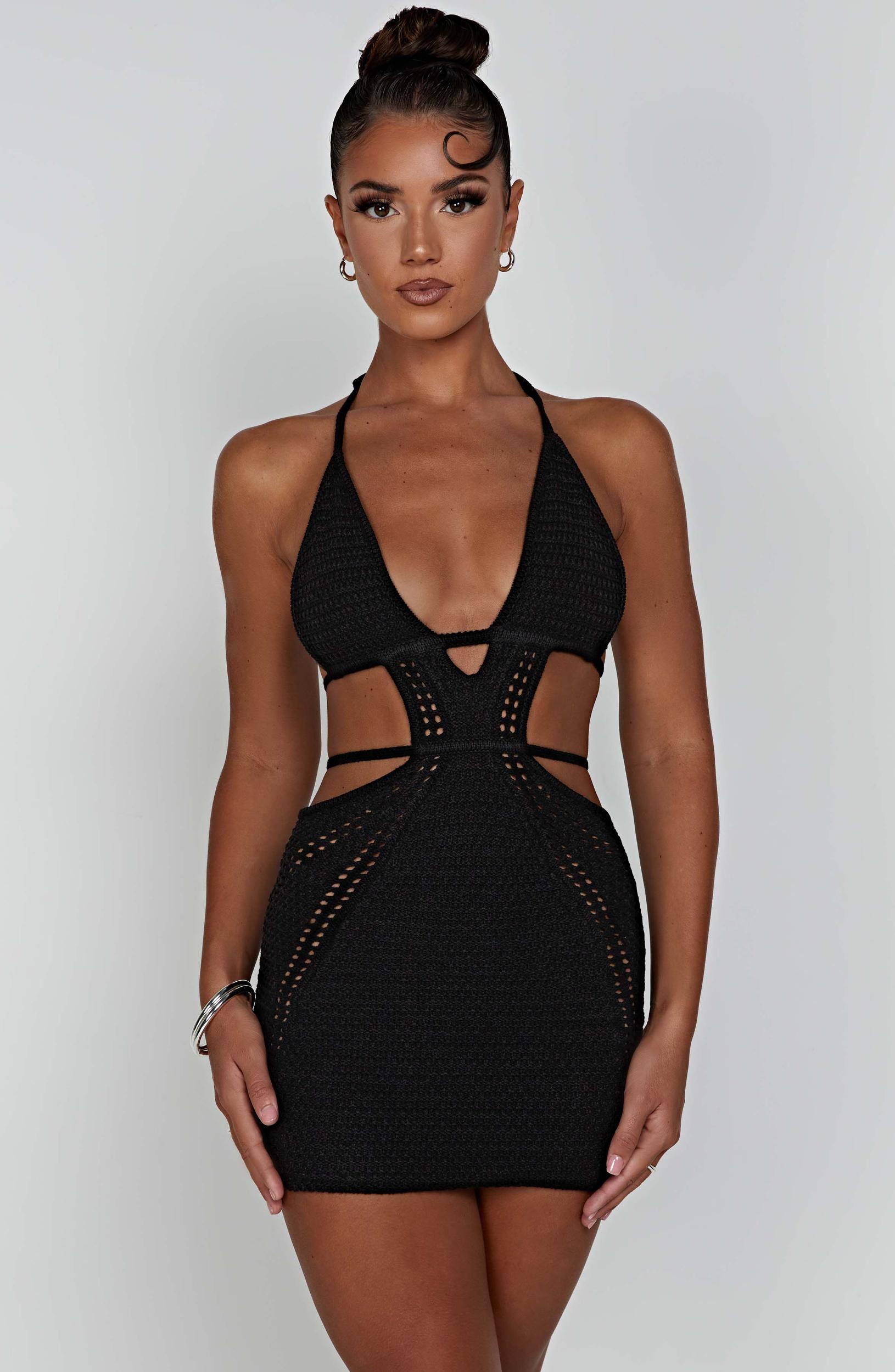 Selena Mini Dress - Black Product Image