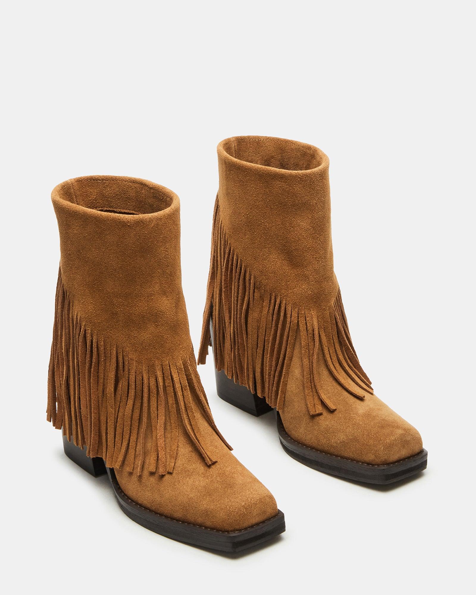 PIA FRINGE CHESTNUT SUEDE - SM REBOOTED Female Product Image