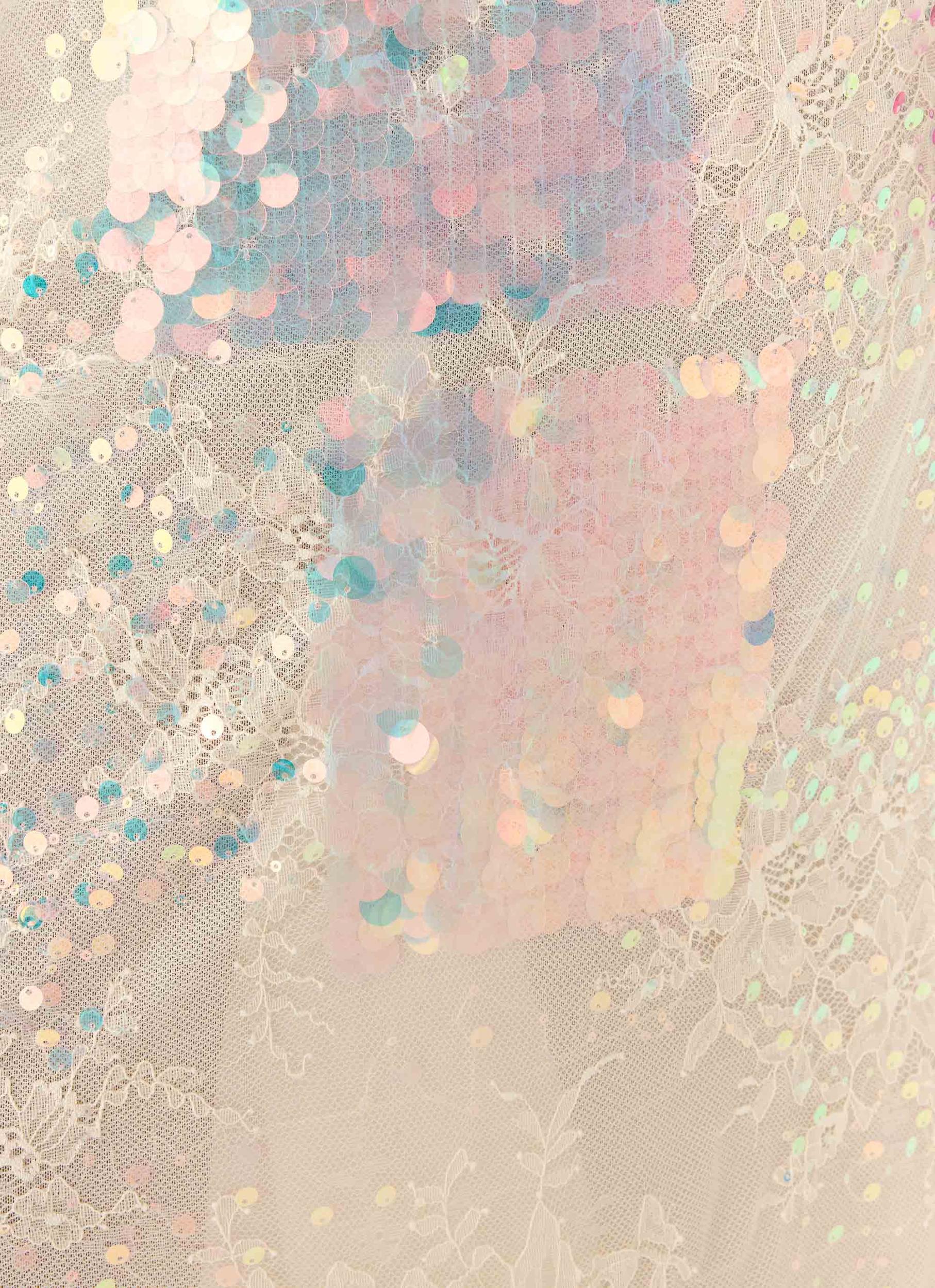Erinah Sequin Maxi Skirt - Yellow Product Image