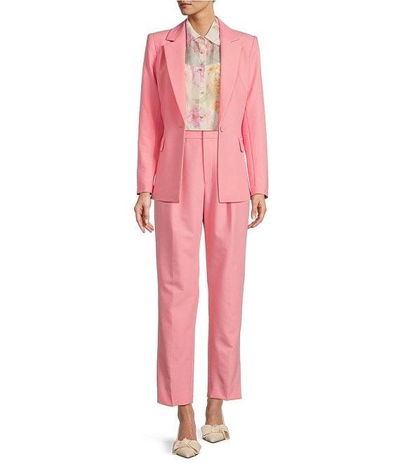 Antonio Melani Lindell Twill Notch Lapel Long Sleeve Blazer Product Image