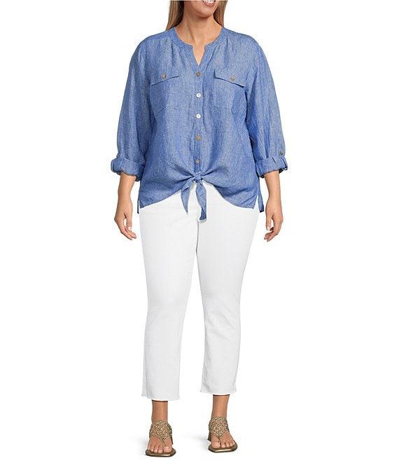 NYDJ Plus Size Billie Mini Bootcut Ankle Jeans Product Image