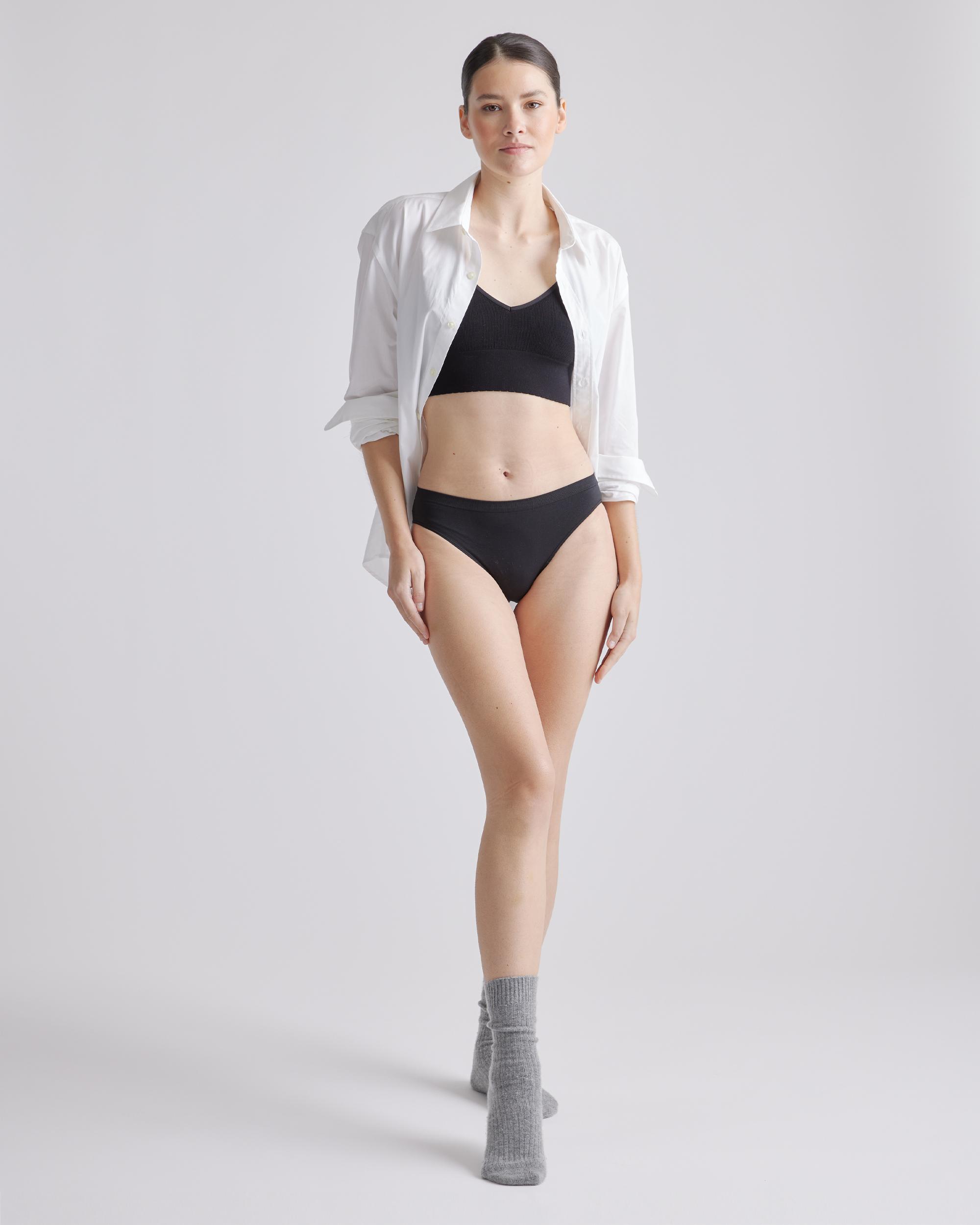 Quince | Women's Smoothing Comfort Bikini Nylon/Spandex Product Image