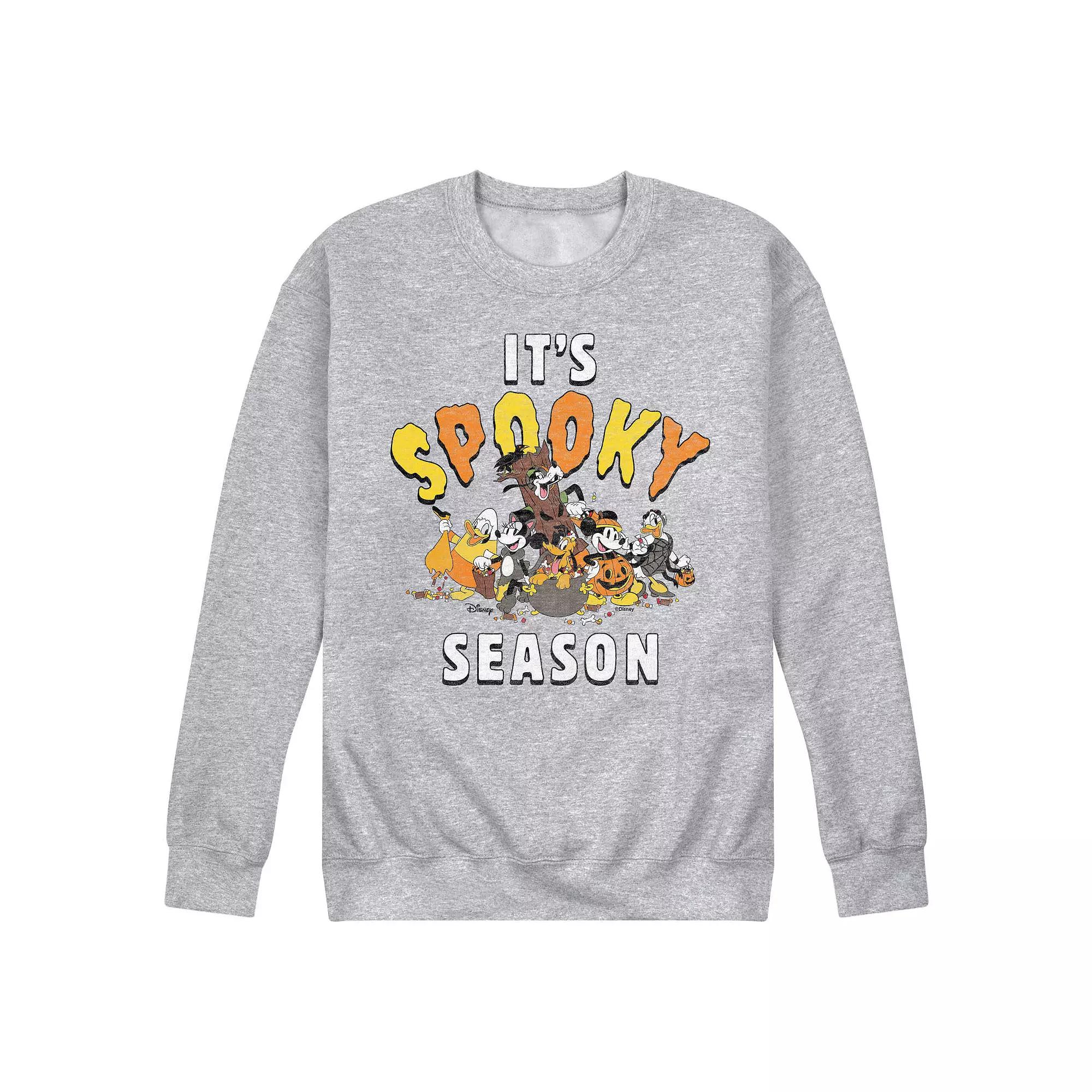 Disney's Mikey Mouse & Friends Men's It's Spooky Season Fleece Sweatshirt,  Product Image