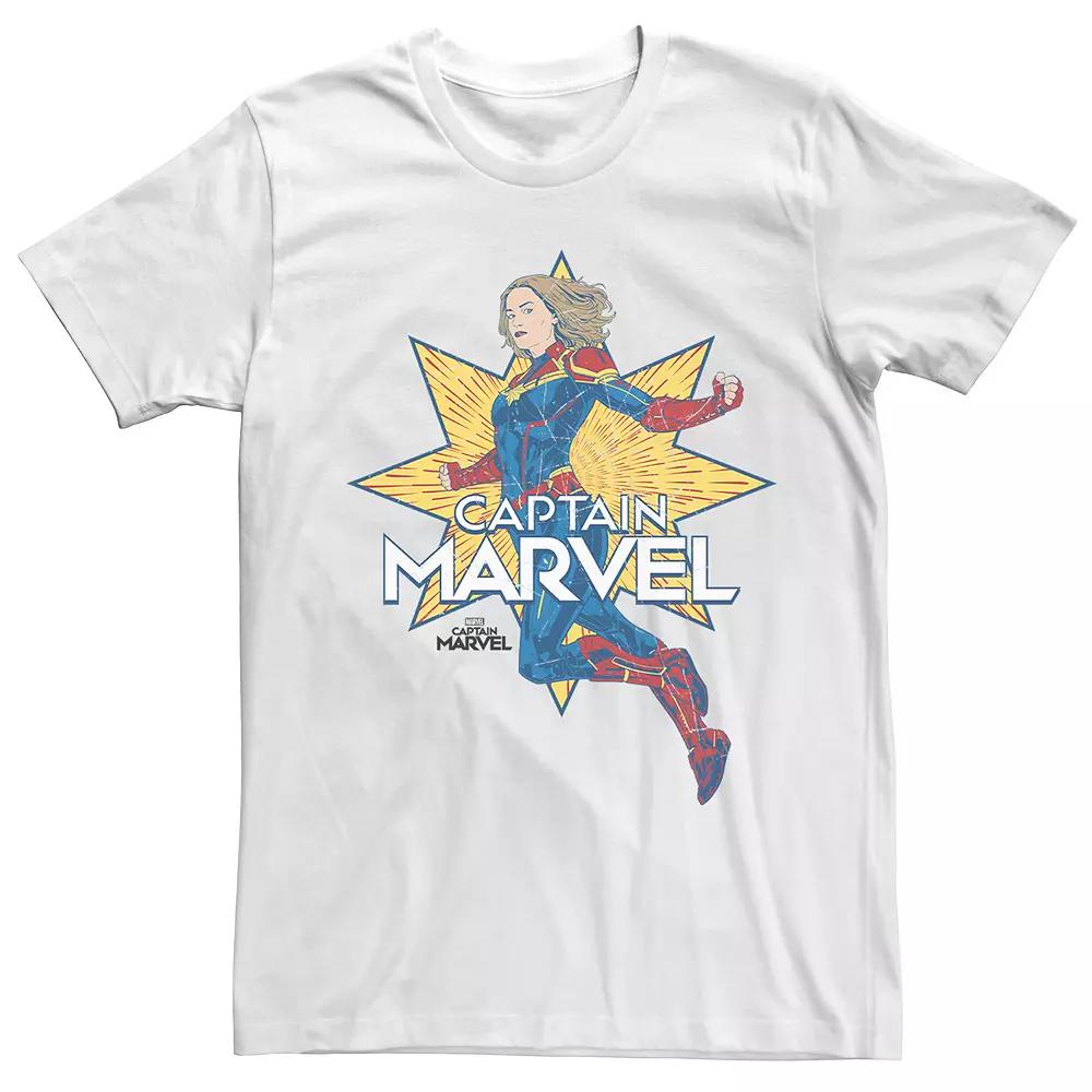 Men's Captain Marvel Star Tee,  Product Image