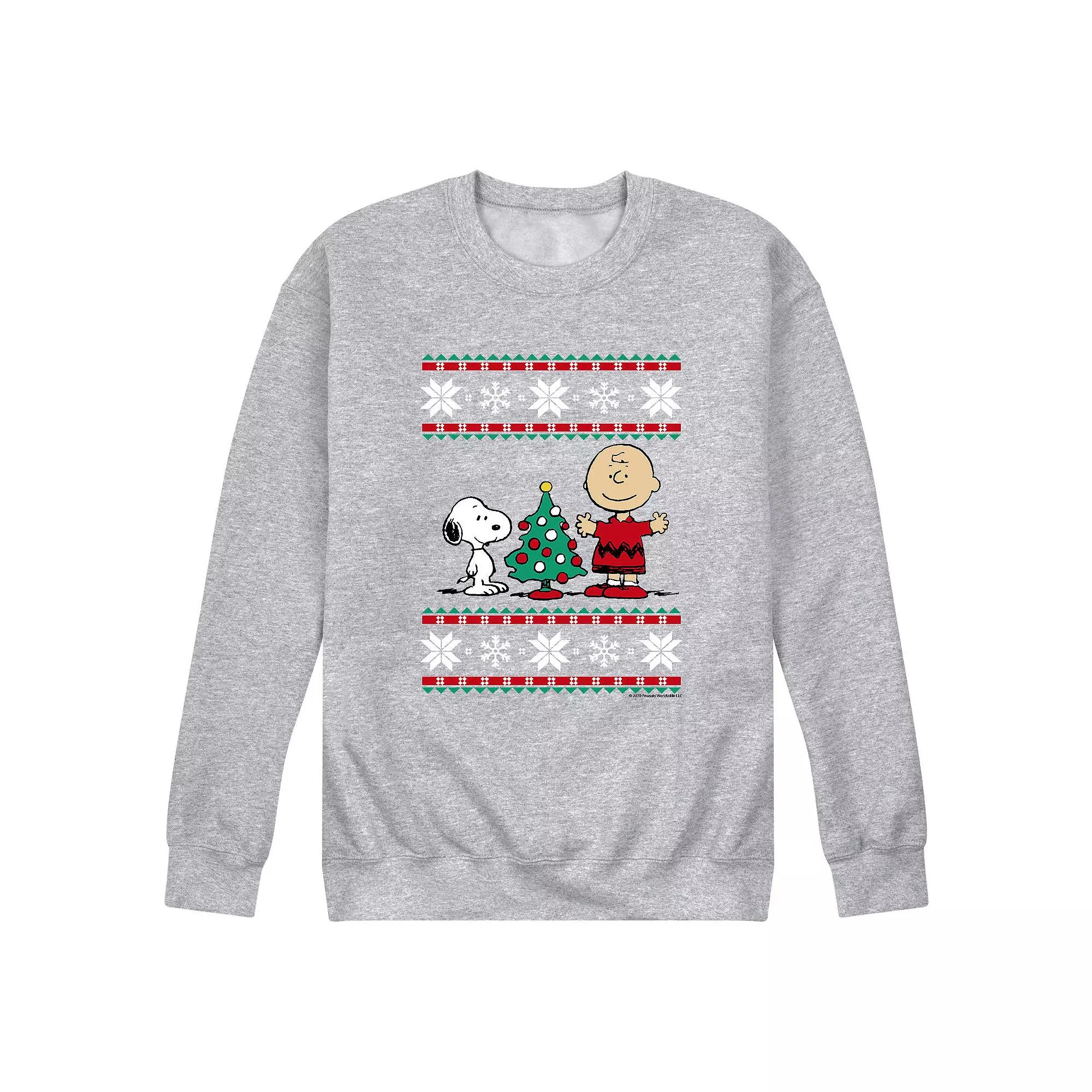 Men's Peanuts Snoopy Charlie Sweatshirt,  Product Image