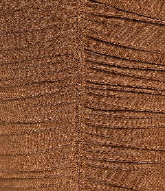 RONNY KOBO Julisa Knit Jersey Scoop Neck Long Sleeve Ruched Sheath Dress Product Image